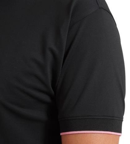 FootJoy FJ Wordmark polo uomo, pique black