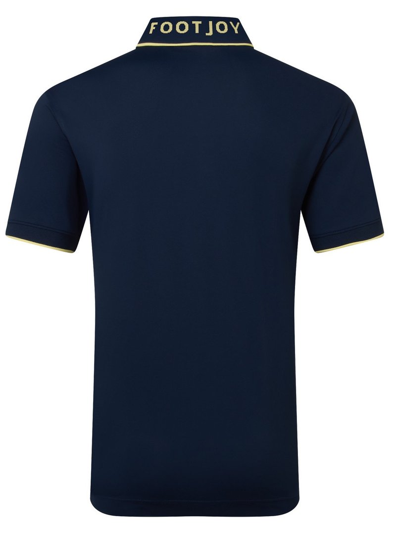 FootJoy FJ Wordmark Pique polo uomo, navy