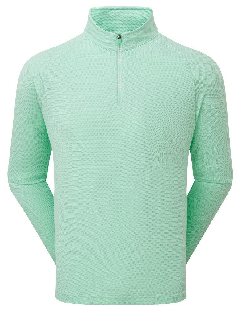 FootJoy Wordmark Chill Out felpa da uomo, sea glass/white