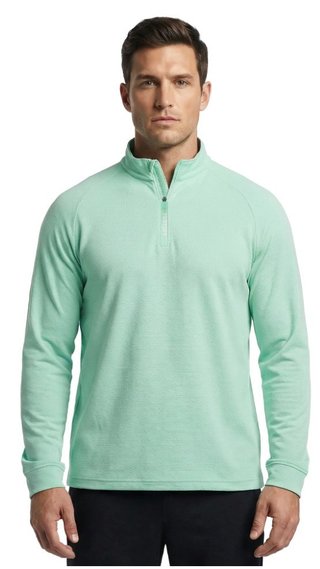 FootJoy Wordmark Chill Out felpa da uomo, sea glass/white