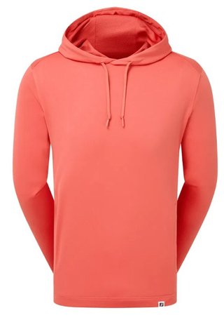 FootJoy Lightweight Hoodie felpa uomo, solid nantucket red