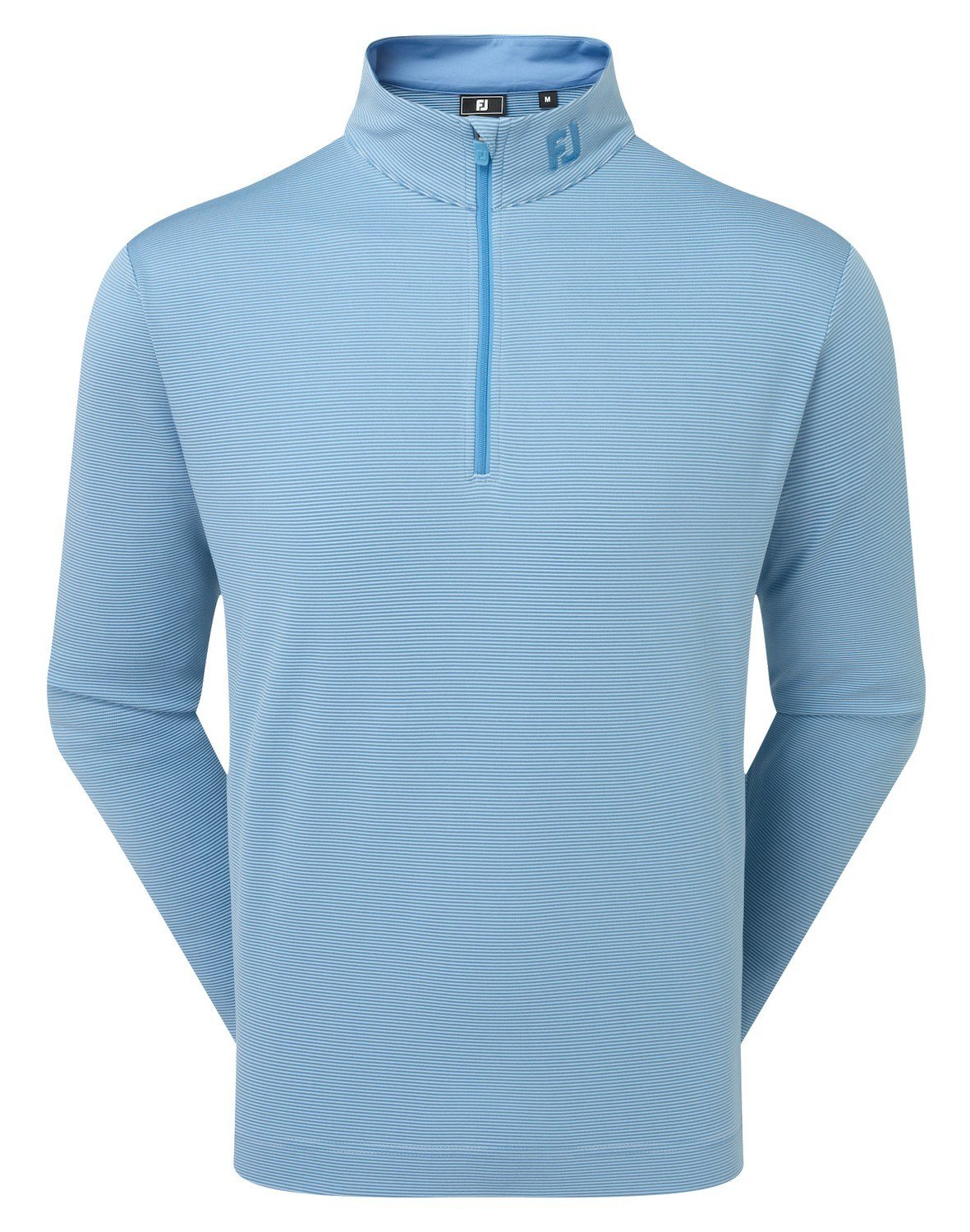 FootJoy Ottoman Stripe Chill-Out felpa uomo, chambray/coastal blue