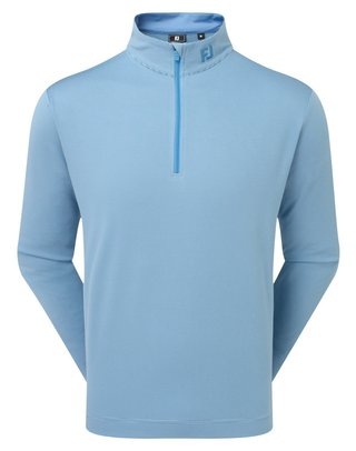 FootJoy Ottoman Stripe Chill-Out felpa uomo, chambray/coastal blue