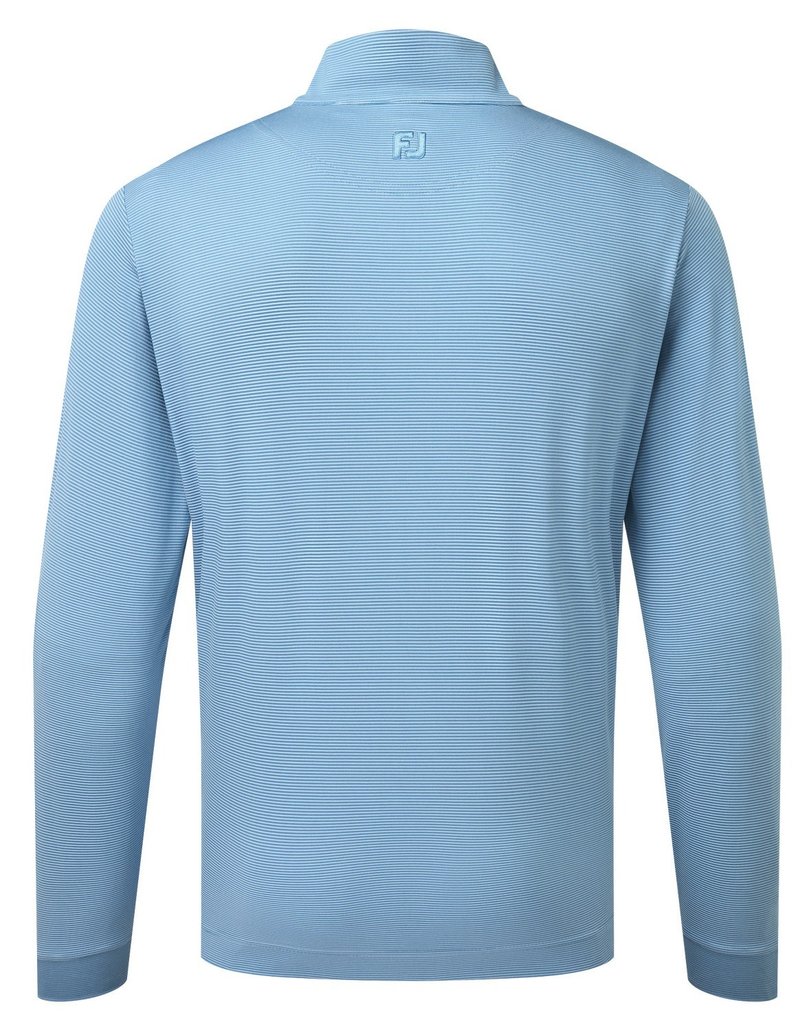 FootJoy Ottoman Stripe Chill-Out felpa uomo, chambray/coastal blue