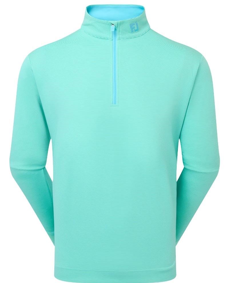FootJoy Ottoman Stripe Chill-Out felpa uomo, blue reef/sea glass