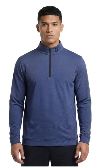 FootJoy Ottoman Stripe Chill-Out felpa uomo, nero/viola vivido