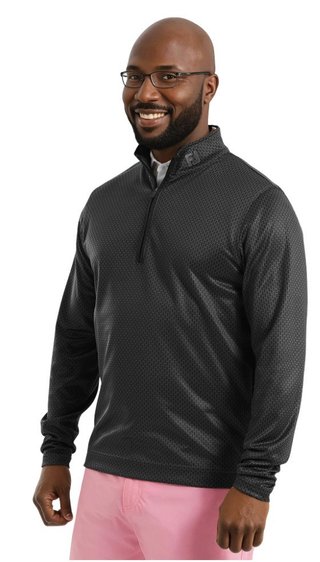 FootJoy Nautical Flag Tonal Chill Out felpa uomo, nera