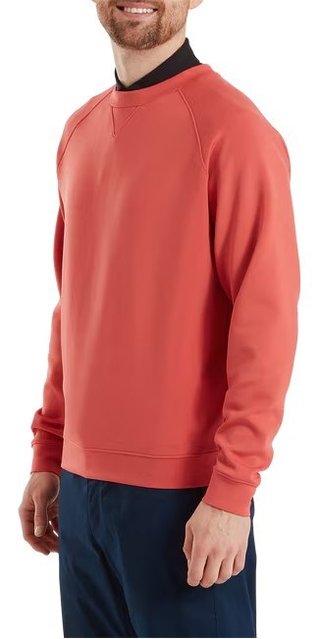 FootJoy Crew Neck felpa da uomo, nantucket red