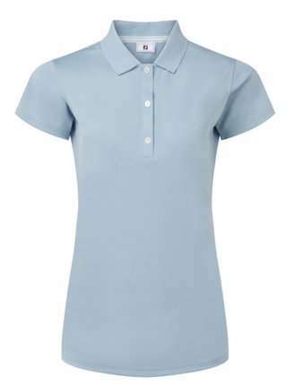 FootJoy Stretch Pique Solid polo da donna, chambray