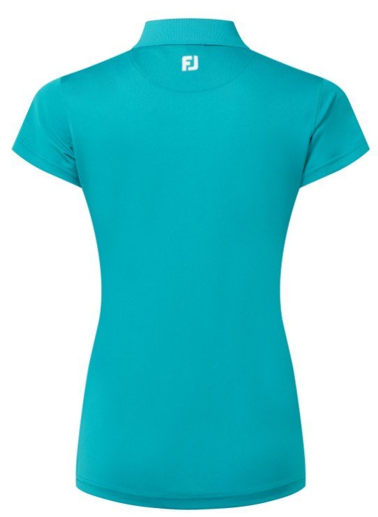 FootJoy Stretch Pique Solid polo da donna, tile blue