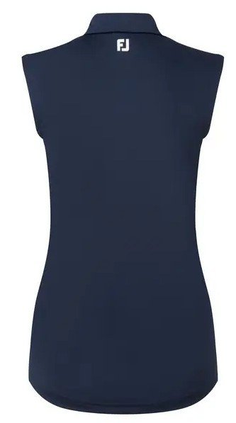 FootJoy Sleeveless Lisle polo donna, navy