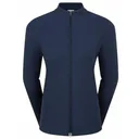 FootJoy Full-Zip Rib Midlayer felpa da donna, navy