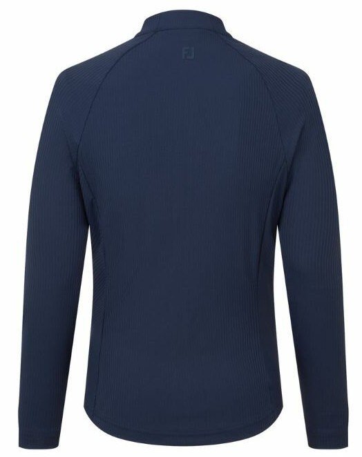 FootJoy Full-Zip Rib Midlayer felpa da donna, navy