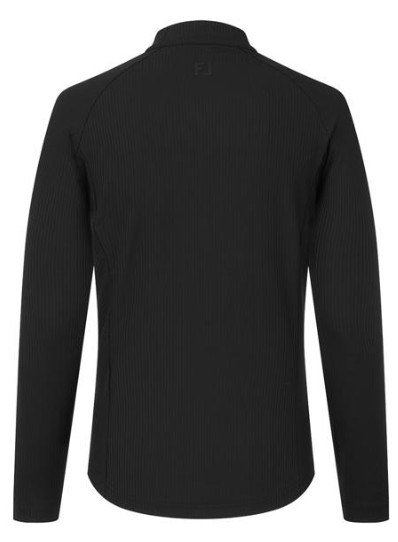 FootJoy Full-Zip Rib Midlayer felpa da donna, nera