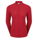 FootJoy Full-Zip Rib Midlayer felpa donna, rosso