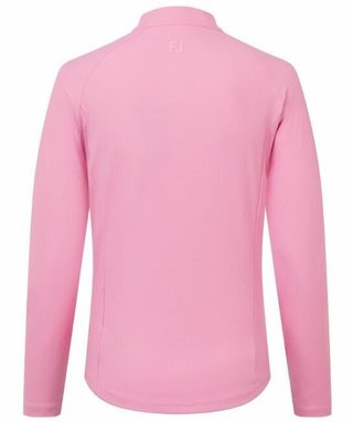 FootJoy Full-Zip Rib Midlayer felpa donna, rosa
