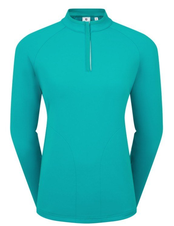 FootJoy Half-Zip Midlayer felpa donna, tile blue