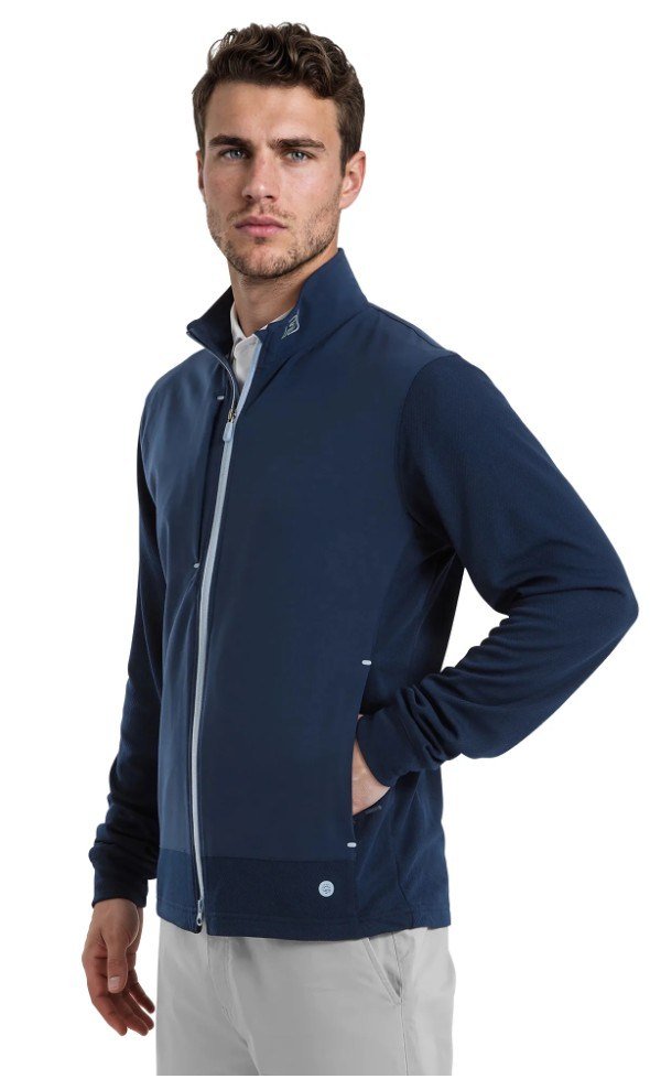 FootJoy Tempo Hybrid Full-Zip giacca da uomo, navy
