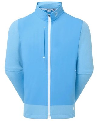 FootJoy Tempo Hybrid Full-Zip giacca da uomo, blue reef/deep reef