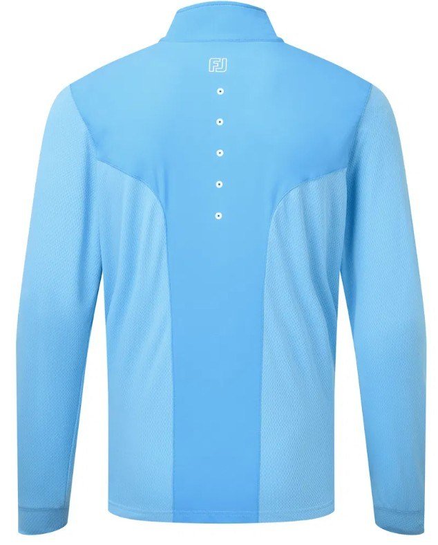 FootJoy Tempo Hybrid Full-Zip giacca da uomo, blue reef/deep reef