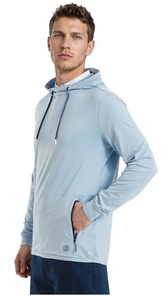 FootJoy TempoSeries Hoodie felpa uomo, blue ocean