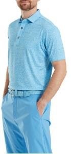 FootJoy Condensed Camo Print Lisle polo da uomo, sea glass/blue reef/deep reef