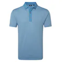 FootJoy Star Geo Jacquard polo uomo, coastal blue