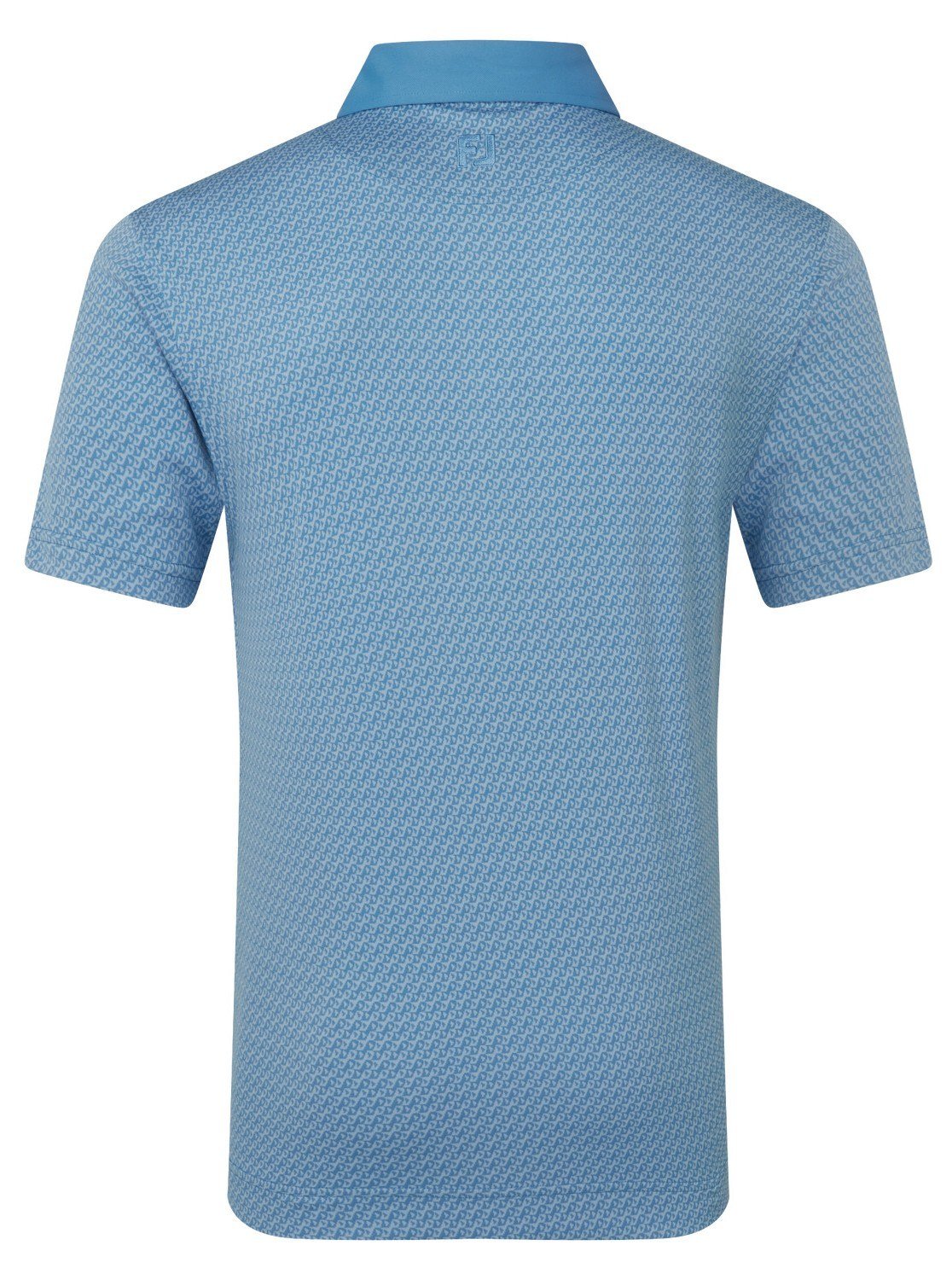 FootJoy Star Geo Jacquard polo uomo, coastal blue