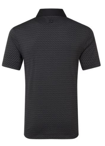 FootJoy Star Geo Jacquard polo da uomo, nero