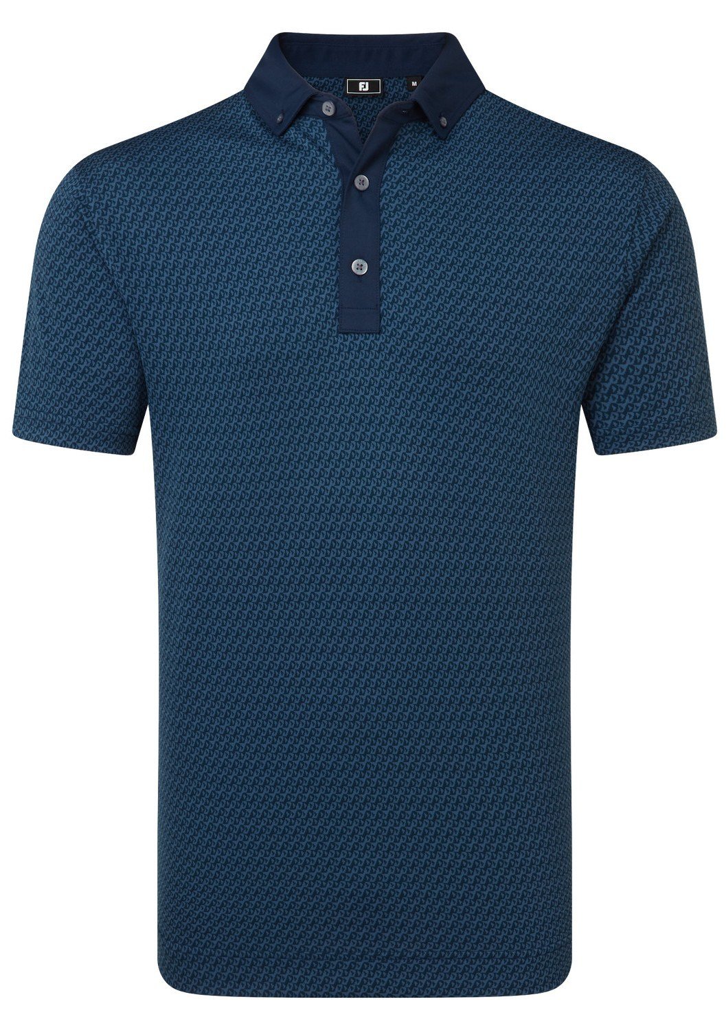 FootJoy Star Geo Jacquard polo uomo, navy