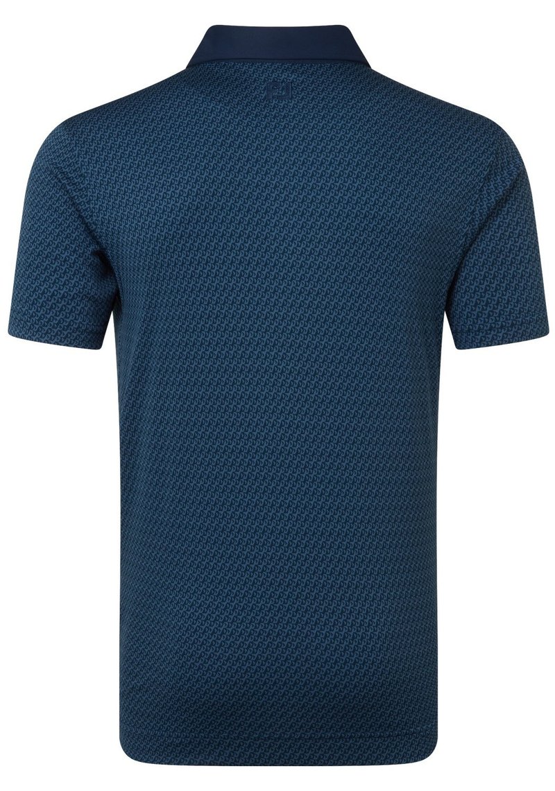 FootJoy Star Geo Jacquard polo uomo, navy