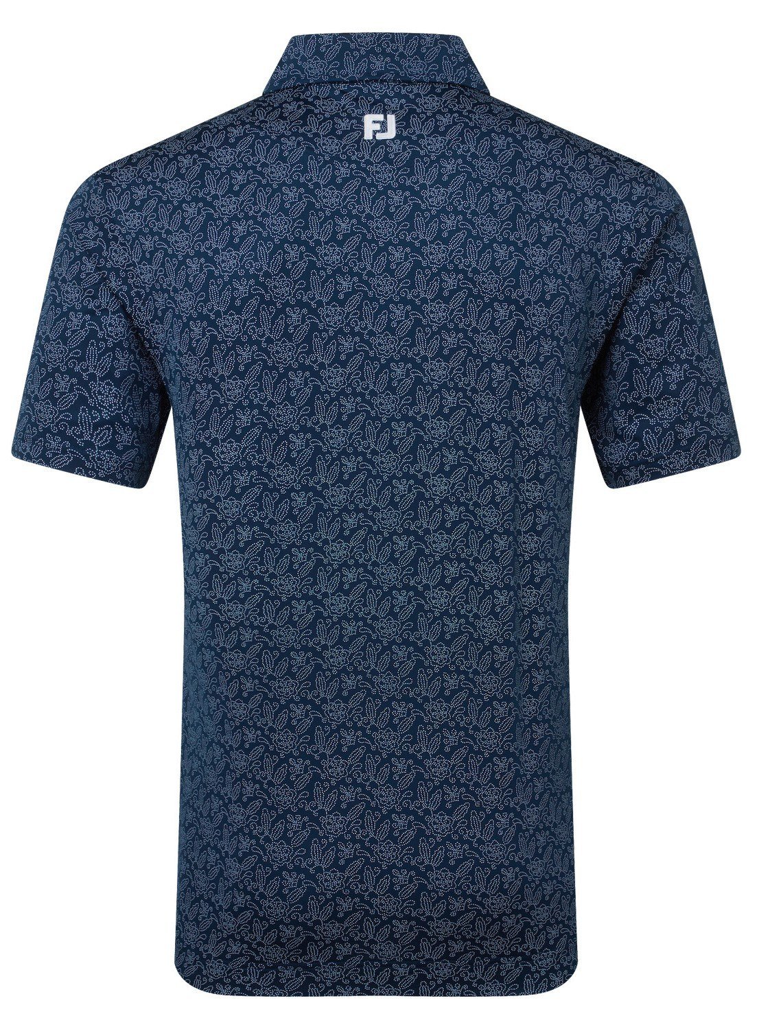 FootJoy Wingtip Floral Lisle polo uomo, navy/white