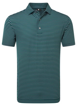 FootJoy Shadow Stripe Lisle polo da uomo, navy