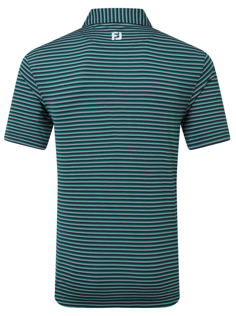 FootJoy Shadow Stripe Lisle polo da uomo, navy