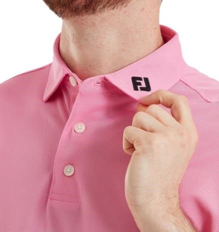 FootJoy Stretch Pique Solid polo uomo, pink pop