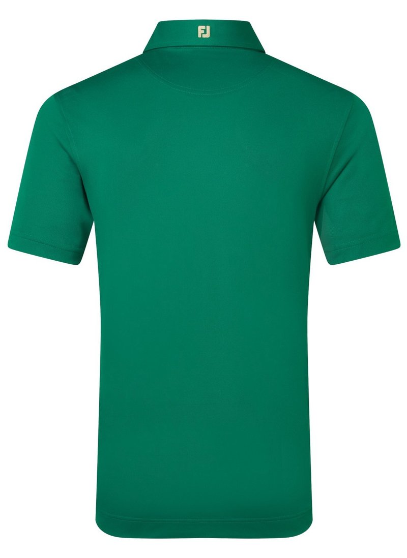 FootJoy Stretch Pique Solid polo uomo, field green