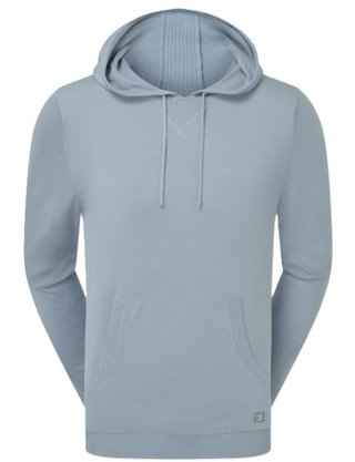 FootJoy drirelease Knit Hoodie felpa uomo, chambray