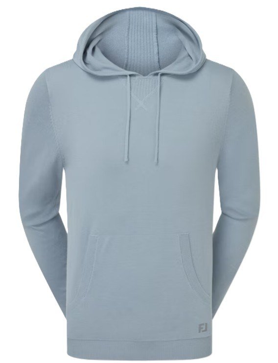 FootJoy drirelease Knit Hoodie felpa uomo, chambray