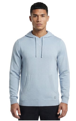 FootJoy drirelease Knit Hoodie felpa uomo, chambray