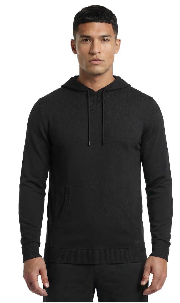 FootJoy drirelease Knit Hoodie felpa uomo, nera