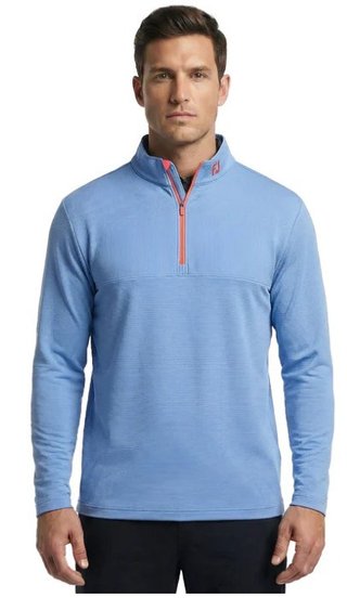 FootJoy Angled Ottoman Chill-Out felpa uomo, coastal blue