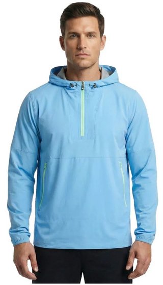 FootJoy HydroLite X Hoodie giacca uomo, deep reef/sea glass