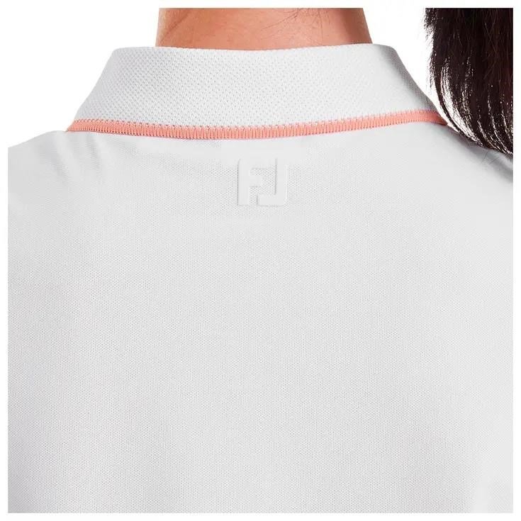 FootJoy Sleeveless polo da donna, bianco