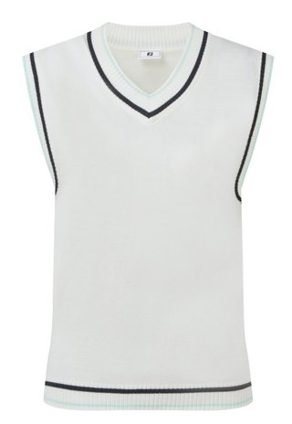 FootJoy Sweater Tank canotta donna, bianca