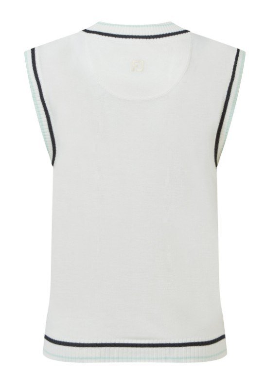 FootJoy Sweater Tank canotta donna, bianca