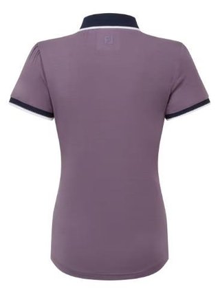 FootJoy Cap Sleeve polo donna, dusty violet/navy