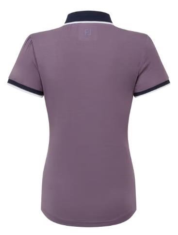 FootJoy Cap Sleeve polo donna, dusty violet/navy