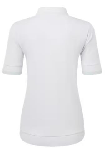 FootJoy Texture Knit polo da donna, bianco/glacial blue