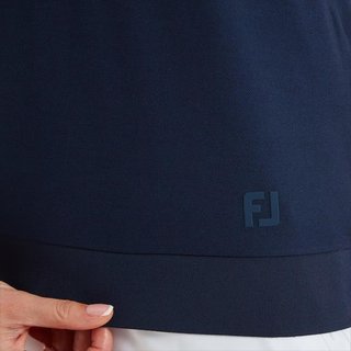 FootJoy Texture Knit polo da donna, navy/white