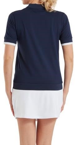 FootJoy Texture Knit polo da donna, navy/white